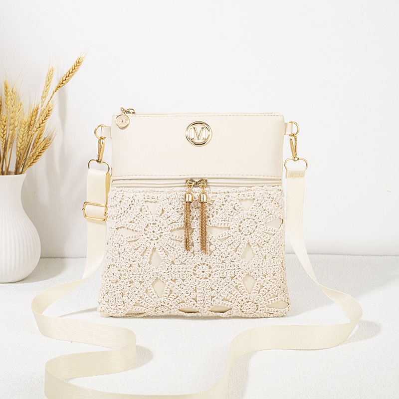 Crochet Panel Crossbody