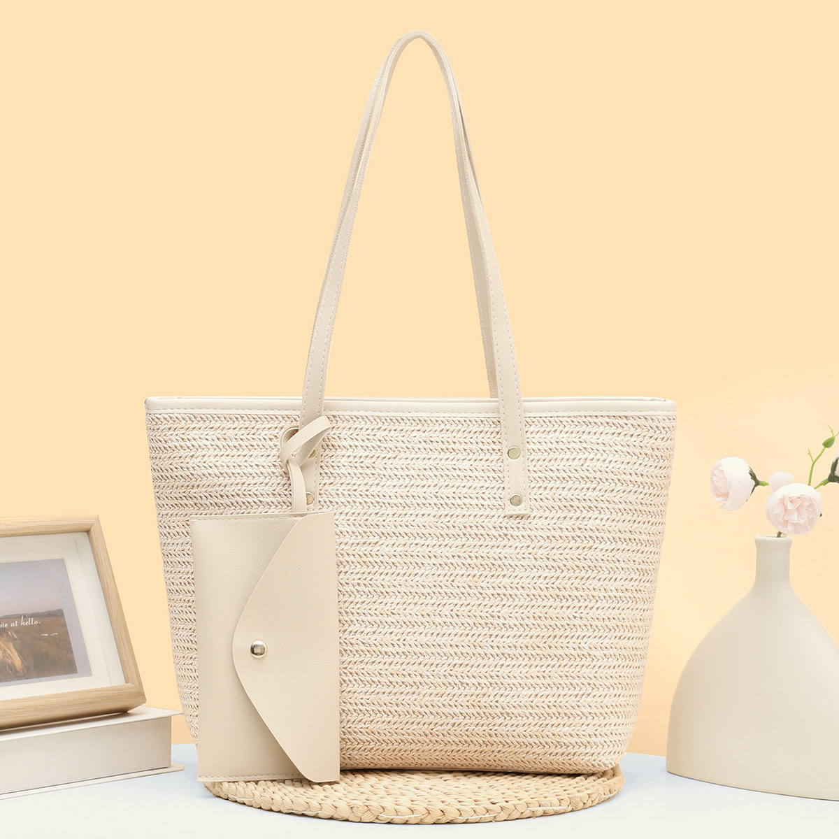 Resort Straw Tote